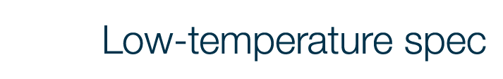   Low-temperature spec